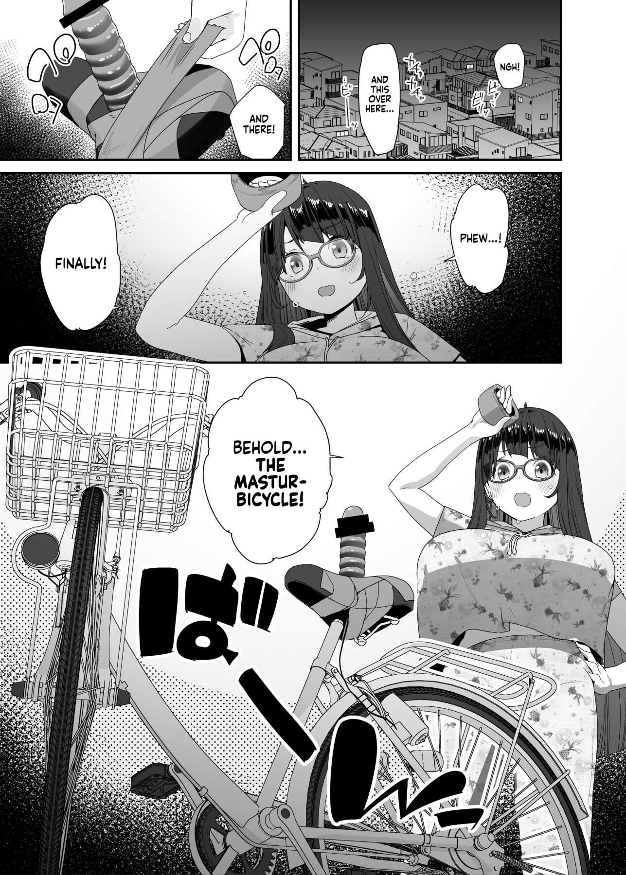 Hentai Manga Comic-The Slutty, Stacked Middle Schooler Who Gets Off on her Bike-Read-3